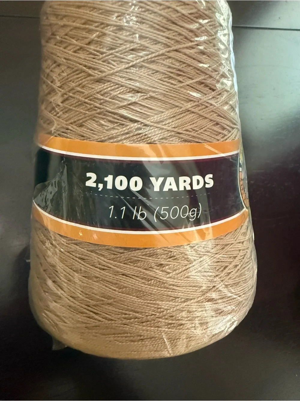 Silk City Tan Perle Cotton Thread - 100% Mercerized - Linen